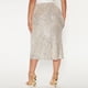 thumbnail image 5 of Falda de lentejuelas Prolriy para mujer, color liso, a juego, de moda, con lentejuelas, ajustada, de cintura alta, de longitud media, faldas de mujer, beige, XL, 5 of 6
