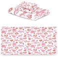 thumbnail image 2 of Dreamtimes 3 PCS Towel Valentine's Day Mother's Day Red Hearte Love Cotton Bath Towel Set (1 Bath Towel, 1 Hand Towel, 1 Washcloth) for Bathroom, Super Soft and Quick Dry Towels, 2 of 7
