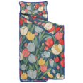 thumbnail image 2 of Pioneer Flower Floral Print Pattern Toddler Nap Mats for Kids Preschool,Sleeping Mat Bag or Kids,Toddler Sleeping Bag,Toddler Nap Mat or Daycare, 2 of 6