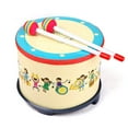 thumbnail image 1 of Tambor para niños, tambor de madera de abedul para niños, juguetes para educación temprana de jardín de infantes, 1 of 12
