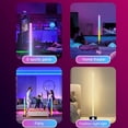 thumbnail image 6 of Suodoka LED Corner Floor Lamp – Dimmable RGB, 16M Colors, Bluetooth & Remote Control, Music Sync, Energy‑Saving, Modern Living Room & Gaming Room Accent, 6 of 7