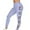 A01_Light Blue, variant on Women's Festive Print Leggings Christmas Holiday Design High Waist Fitness Yoga Tights Soft Stretchable Running Pants for Gym Workout Casual Athletic Wear