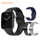 thumbnail image 1 of 2023 hombres mujeres reloj inteligente NFC puerta acceso desbloquear Smartwatch Bluetooth llamada Fitness pulsera reloj personalizado cara carga inalámbrica Tan Jianjun  unisex, 1 of 2