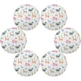 thumbnail image 3 of Coolnut Giraffe Round Placemats Waterproof Non-Slip Washable Place Mats Polyester Table Mats Set of 4 Heat Resistant for Home Kitchen Holiday Party Home Decor Gifts, 3 of 7