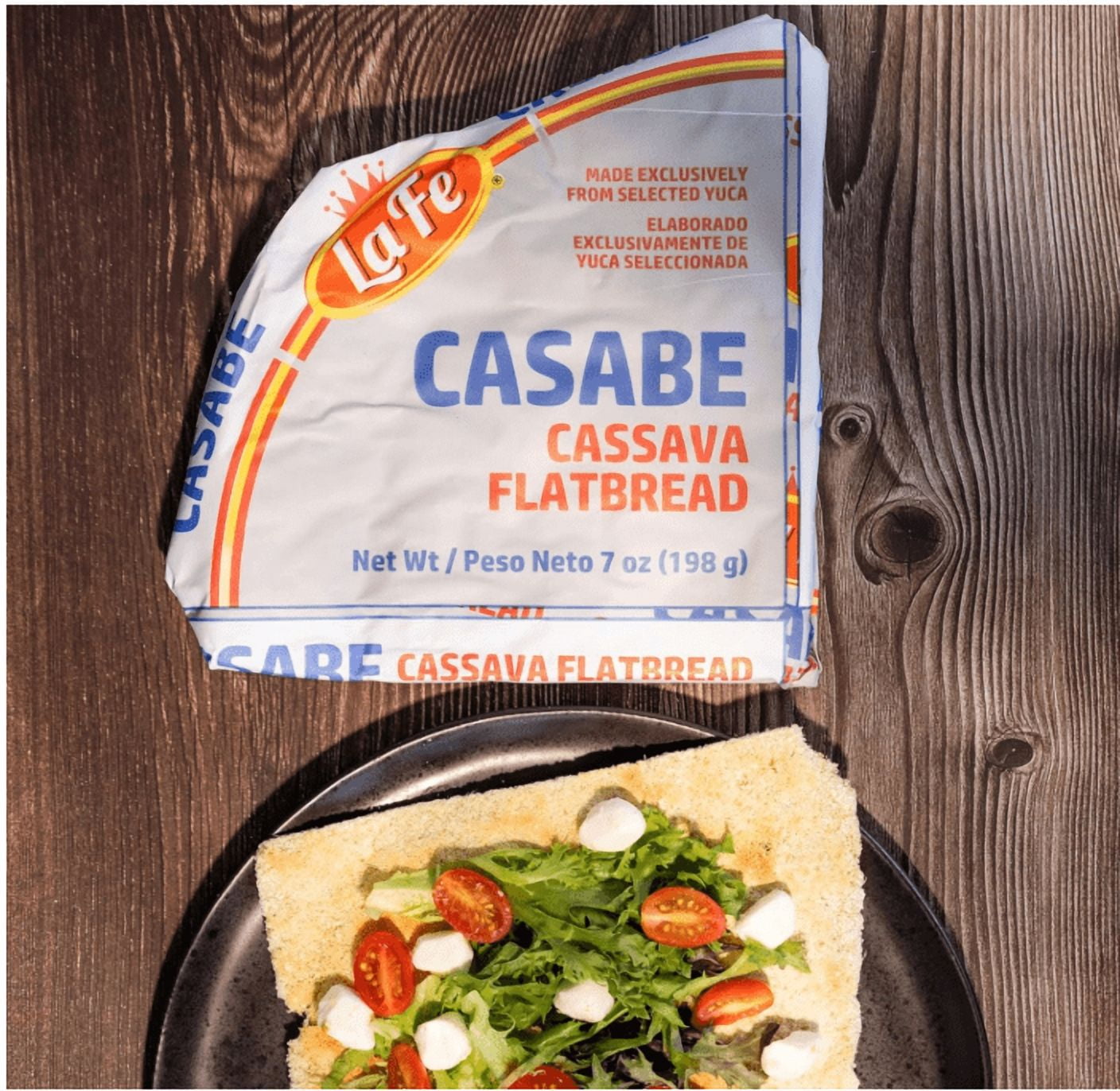 La Fe Cassava Casabe Bread 7 Oz (3 Pack)