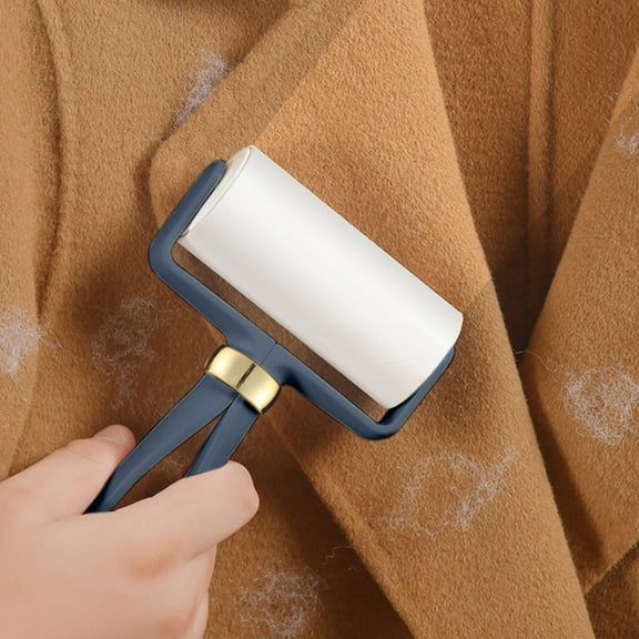 Extra Wide Lint Roller for Pet Hair Remover, 60 Sheets Strong Sticky Papers, Reusable Adhesive Brush for Clothes, Furniture, Car Seats, and Bedding Cleaning