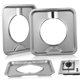 thumbnail image 5 of unbranded 4Ud Cubiertas Para Quemadores De Cocina De Gas Protector Antisalpicaduras Inoxidable Plata, 5 of 7