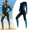 thumbnail image 4 of Dive Skin Full Body Stretch Diving Suit Rash Suit Swimwear Surf Snorkeling Wetsuit XL, 4 of 9