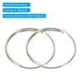 thumbnail image 4 of Uxcell 20mm/0.8" OD Chandelier Split Rings Split Circular Ring Clips Silver 120 Pack, 4 of 6