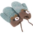 thumbnail image 5 of Guantes de invierno cálidos para niños pequeños con dedos completos Guantes de esquí con forro polar grueso para bebés Adepaton WMCH-193, 5 of 5