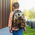 thumbnail image 6 of Yiaed Skull Butterfly Sunflower Print School Backpack College Backpack Daypacks for Students High School Spacious and Durable Daypack for Work and Travel-One Size, 6 of 6