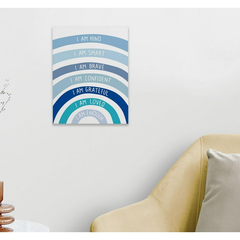 Canvas Wall Tapestry - Be Kind Be Brave Canvas Wall Tapestry - Be Kind Be Brave