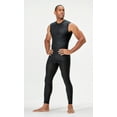 thumbnail image 6 of DEVOPS 3 Pack Men's Athletic Compression Shirts Sleeveless (Small, Black/Camo Grey/White), 6 of 7