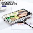 thumbnail image 3 of Case for iPhone 12 Pro Max,360 Full Body Coverage Hard PC+Soft Silicone TPU 3in1 Shockproof Phone Protective Cover,C, 3 of 6