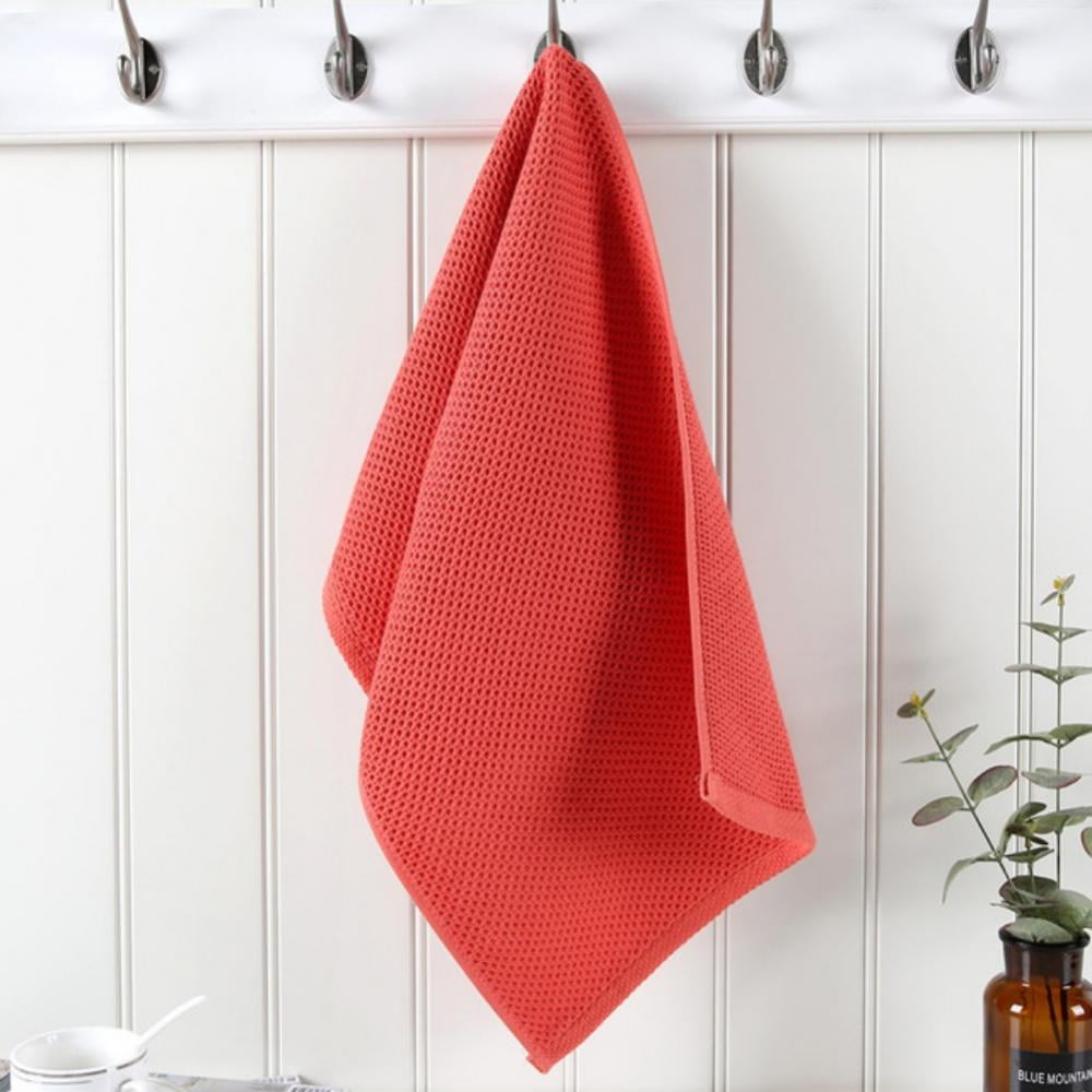 Kitchen Towels Terry & Waffle & Flat Cotton Dish Towels for Kitchen, Absorbent Kitchen Hand