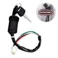 thumbnail image 4 of MasteelfCA WINOMO Ignition Lock Cylinder Starter Switch Lock Keys for All Terrain Vehicles Motorcycle Electric Vehicles (Black), 4 of 7