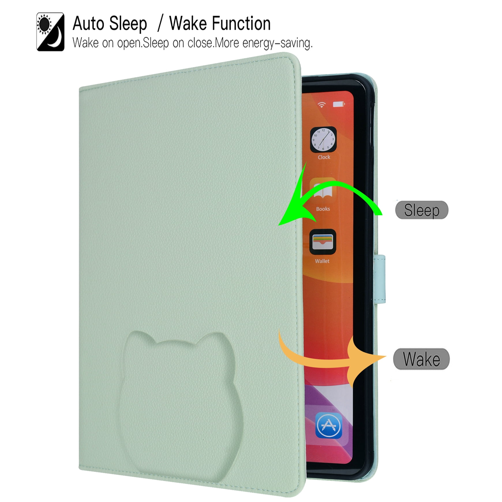 Dteck Smart Case for iPad mini 7 A17 Pro 2024/iPad mini 6 2021 8.3