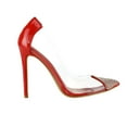 thumbnail image 3 of XY London Womens Kaz Patent Stiletto Heel Court Shoes, 3 of 4