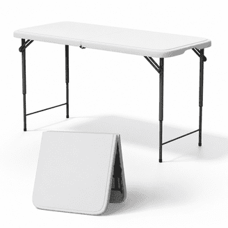 Peakform 6' Rectangle Centerfold Table, Indoor/Outdoor Requisite