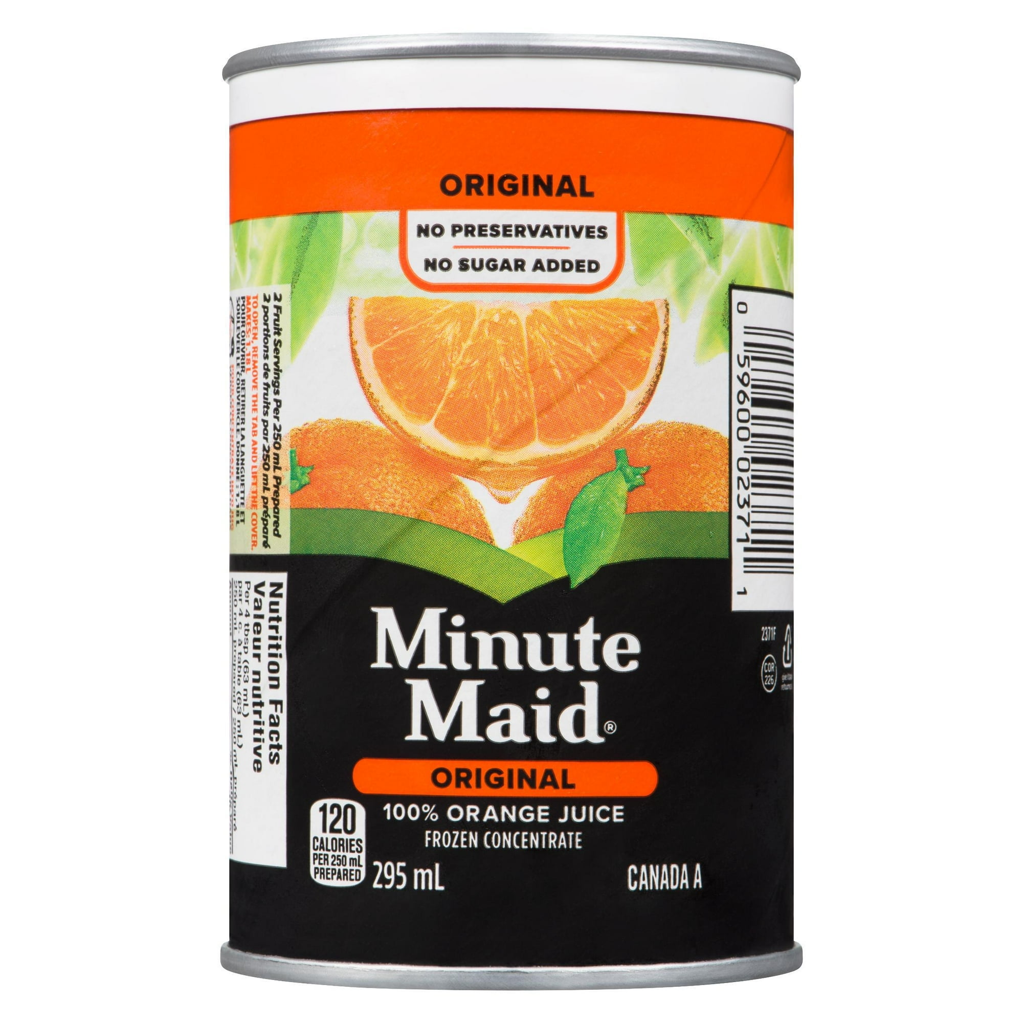 Jus d’orange Minute Maid, boîte surgelée de 295 ml 295 x ml