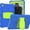 Blue+Olivine, variant on iPad 5th/6th Generation (9.7 inch, 2017/2018) Case,Dteck Shockproof Rubber 3-layer Protection Armor Hybrid Kickstand Protector Cover for iPad Air 2/iPad Pro 9.7" ,Blue+Olivine