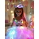 thumbnail image 2 of Disfraz de unicornio SHINYOU con luz LED para niñas de 3 a 4 años, 2 of 7