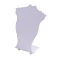 thumbnail image 4 of Chaîne de Collier à Clous en Forme de Secteur avec Support pour Bijoux Fantaisie - Blanc, 4 of 6