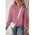 thumbnail image 6 of Winter Casual Sweatshirt - Meadow Mauve with Long Sleeves and Fleece Lining - [ZhiHiMeRi] | (US 16-18)XL, 6 of 9