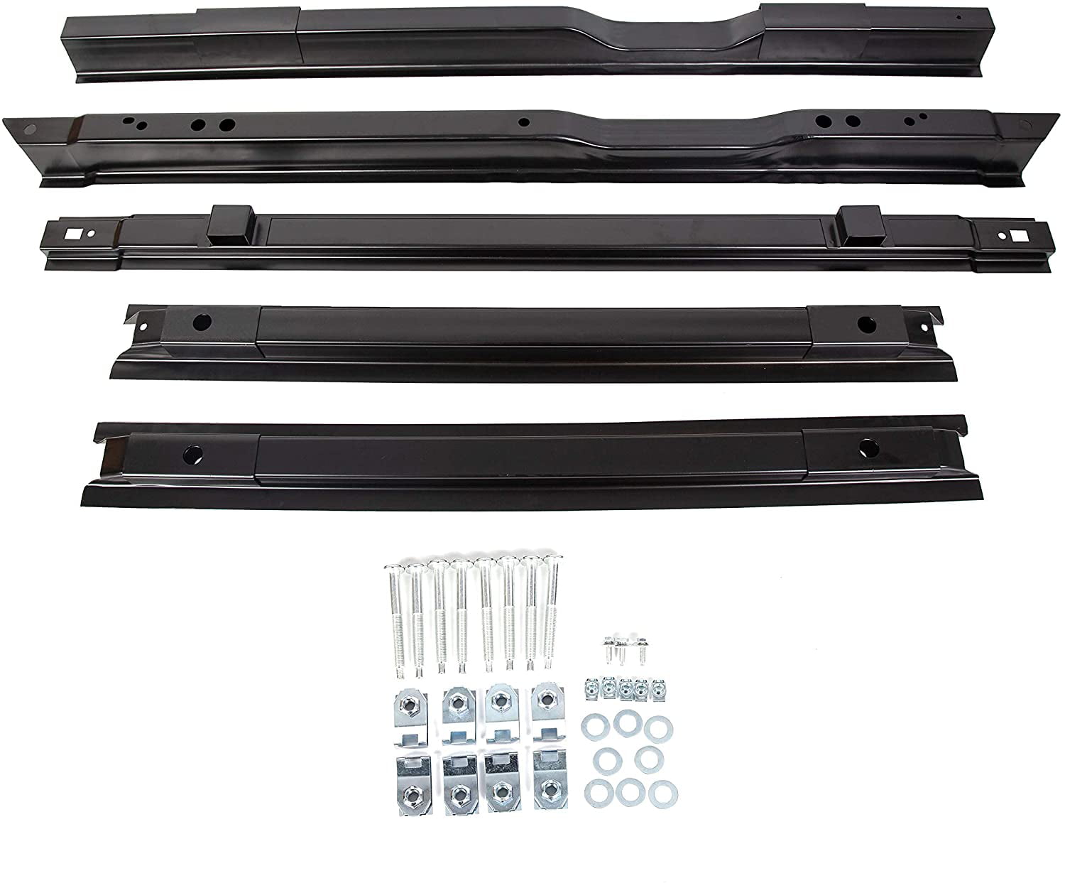 5x Rails Long Bed Truck Floor Support Crossmember 8 FT Bed Rebuilding Kit for 1999-2018 Ford F-250 F-350 F-450 Super Duty 926989 Mid Valley 