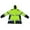 #066-Green, variant on Men's Color-Block Reflective Eco-Friendly Heating Jacket USB Charging Zip-Front Hooded Long Sleeve Thermal Outdoor Casual Coat
