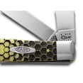 thumbnail image 2 of Case XX Knives Trapper - Honey Comb Etched Yellow Pocket Knife 80161 HC, 2 of 4