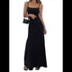 thumbnail image 1 of Vestido Básico de Estar por Casa para Mujer, Elegante, Sin Mangas, con Espalda Descubierta, Acanalado, Ajustado y Maxivestido. Negro M, 1 of 10