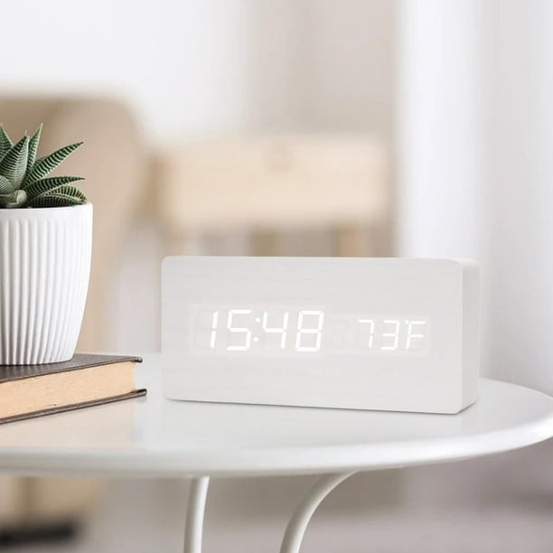 Reloj despertador Digital moderno, 3 ajustes de , USB de /termómetro de batería, LED grande para oficina, dormitorio, decoración perfecl Despertador Digital