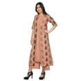 thumbnail image 2 of Moomaya 3 Pcs Indian Clothing For Women Chanderi Ethnic Wear Partywear Clothing, 2 of 4