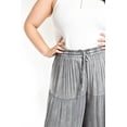 thumbnail image 4 of Pantalon estilo palazzo Roman Fashion /Tallas Extras, 042 (Gris obscuro) gris 40, 4 of 6