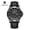 Black shell, white nails, variant on New men's watch with large dial, concept watch, high-end men's wristwatch with air holes, luminous waterproof quartz watch for men