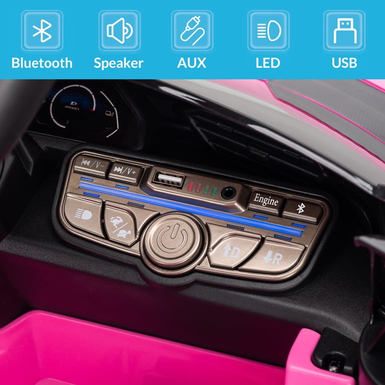 Kidzone 12v Electric Ride On Car for Kids, Licensed Lamborghini