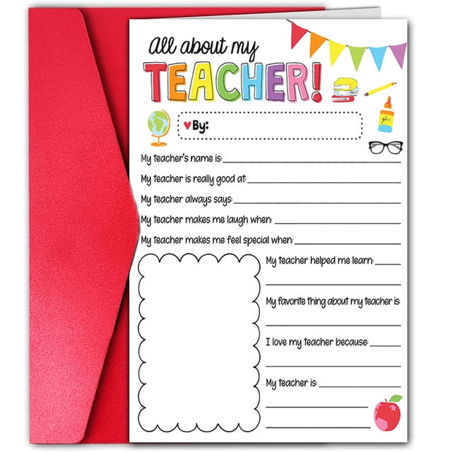 Thank You Teacher Card Great Teacher Appreciation Card From Students Thank You For Helping Me Grow Card End Of Term Flower Cards with Envelopes Greeting Cards Thinking of You Assortment Baptism
