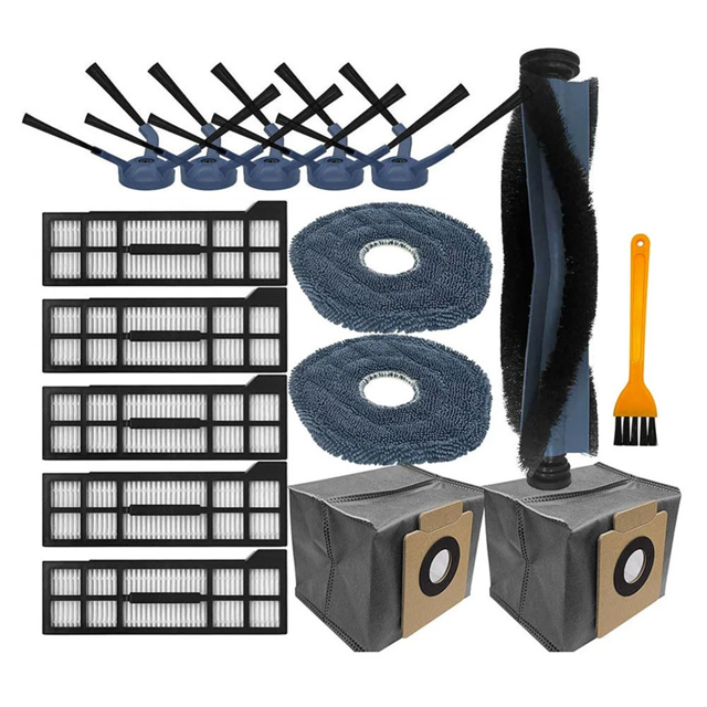 Para X10 Pro Omni Paños de Fregona Bolsa para el Polvo Cepillos Laterales Principales Filtros HEPA Accesorios de Aspiradora Robot