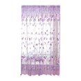 thumbnail image 1 of án Girasol Flor Floral Tul Voile Cortina Ventana Drapeado Panel Bufanda Cenefas Decoración 100pcs 200cm 紫 紫色 紫色 Gloria Cortinas de ventana, 1 of 9