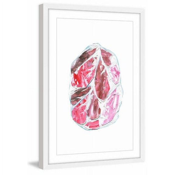 "Salami Cuts" Framed Painting Art Print
