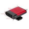 thumbnail image 4 of Vehicle Heating Fan, Portable Car Heater Hot Cooling Fan Windshield Snow Fog Defroster Filter ABS Automobile Interior Heater, 4 of 8