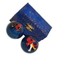 thumbnail image 2 of Soidarity 2 unids/set bolas chinas para la salud alivian la fatiga y refrescan la mente bolas chinas Baoding con caja masajeadores Azul, 2 of 6