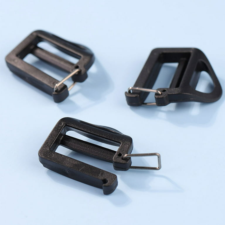 HI.FANCY 2 Pieces Backpack Webbing Buckles Replacement Harness Holder Bag  Component Adjustment Ladderlock Slider Fastener Replacing Part 