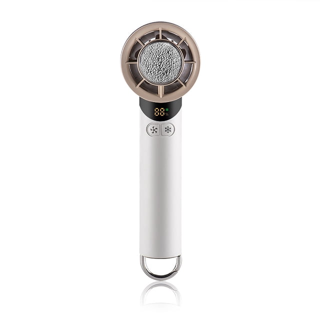 Handheld Portable with Ice Cooling Mode, Rechargeable Battery, Foldable Travel for Outdoor, Office, and Personal Use