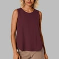 thumbnail image 2 of Women's Sleeveless Round Neck Casual Tank Top Summer Loose Fit Comfortable Stretchy Basic Tee for Daily Wear and Summer Women Shirts Casual Tunic Tops Tees, 2 of 6