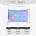 thumbnail image 4 of Honeii Purple Dragon Scales Decorative Throw Pillow Case - Elevate Your Couch, Sofa, or Bed with Stylish Home Decor, Perfect Gift Idea-16"x24", 4 of 6