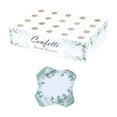 thumbnail image 4 of Conos de confeti y caja de soporte Bandeja decorativa Pétalos de flores secas Conos de confeti 20 hoyos verde, 4 of 9