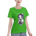 thumbnail image 2 of Women's Basic Short Sleeve T-Shirt Demon Slayer Butterfly Ninja, 2 of 6