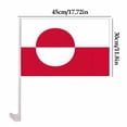 thumbnail image 3 of Car Flag 30X45Cm Polyester Car Window Flag with Clip for Parades Rallies and Outdoor Decoration, 3 of 8